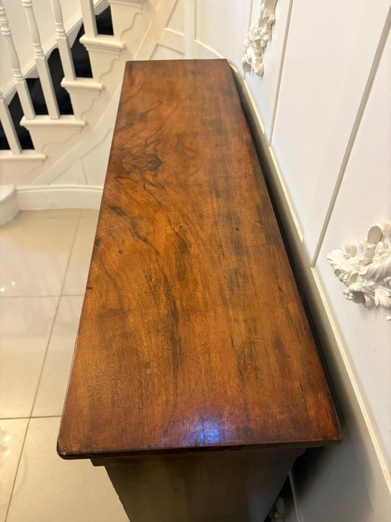 Antique Victorian Quality Figured Burr Walnut & Marquetry Inlaid Display Cabinet